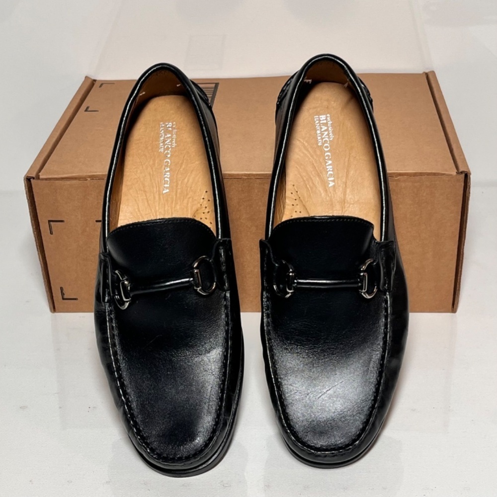 Blanco Garcia Baker Bit Moccasin - Picture 5 of 7
